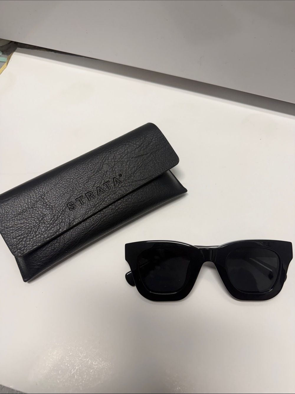 Black STRATA Sunglasses with Case and Cloth (Unopened) NWT - NEVER WORN Glasses